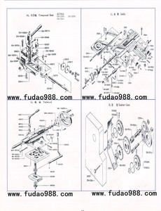 車床部分分解圖